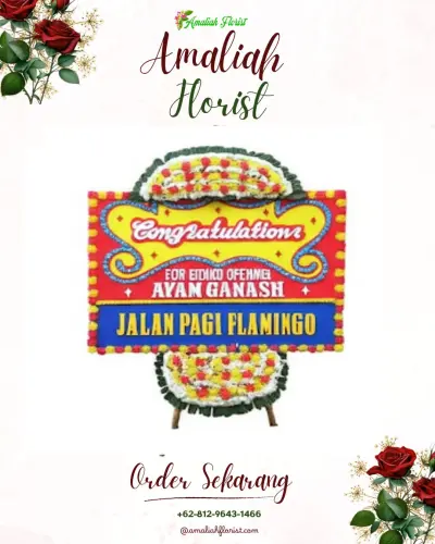 Bunga Papan Congratulation di Prendengan